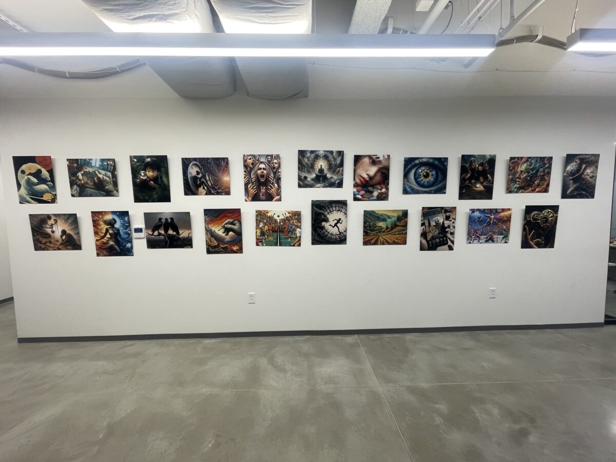 The Optimus Awards AI Art Competition Gallery in Chapel Hill, NC